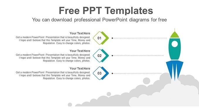 Flying-rockets-and-clouds-PowerPoint-Diagram-Template-post-image
