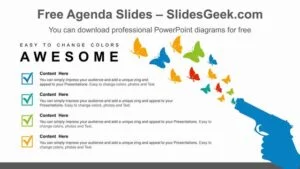 Gun-Free-Zone-PowerPoint-Diagram