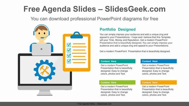 Online-Computer-Repair-PowerPoint-Diagram