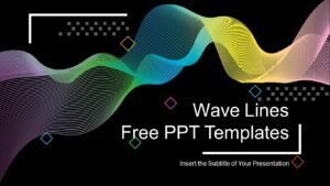 Wave Lines PowerPoint Presentation Template _ Feature Image