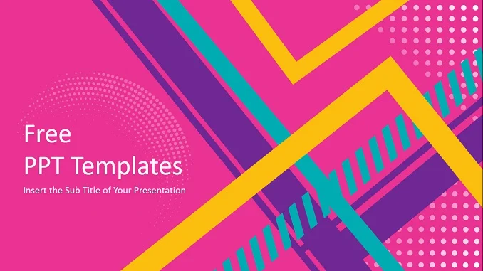 Abstract Stripes Lines PowerPoint Templates_wowTemplates_Feature Image