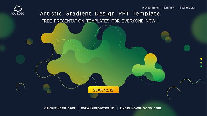 Artistic-Gradient-powerpoint-template-feature image