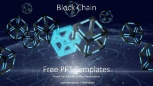 Block Chain PowerPoint Templates_wowTemplates_Feature Image