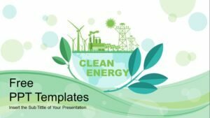 Clean Energy PowerPoint Presentation Template Feature Image