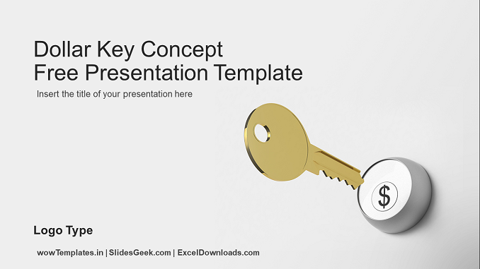 Dollar Key Concept_PowerPoint_Presentation Templates_Feature Image