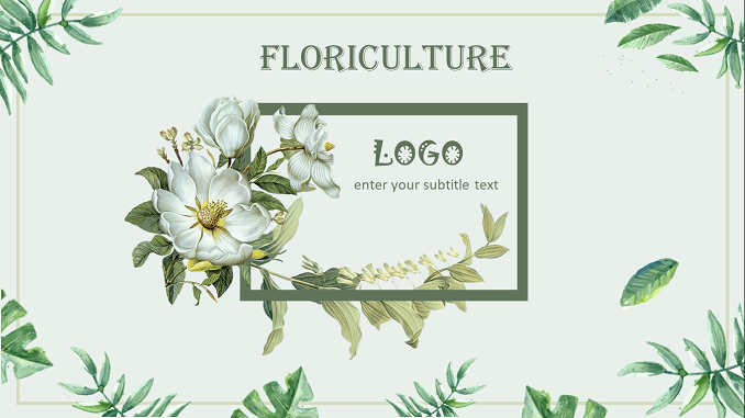 Floriculture Presentation Template_PowerPoint_Google Slides_Feature Image