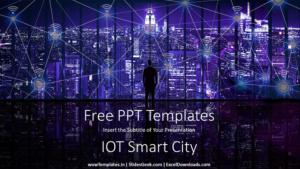 IOT Smart City PowerPoint Presentation Template Free_wowTemplates_Feature Image