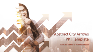 Abstract City Arrows PowerPoint Templates Feature Image