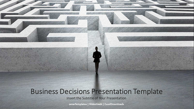 Business Decisions Presentation Template Feature Image2