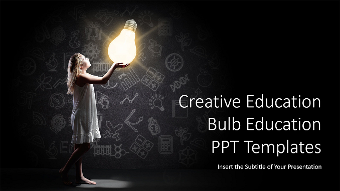 Creative Education Bulb Presentation Template