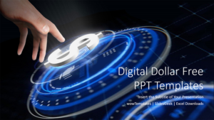Digital Dollar Sign PowerPoint Templates_wowTemplates_Feature Image