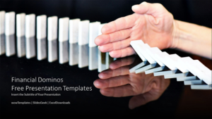 Financial Dominos PowerPoint Templates Feature Image