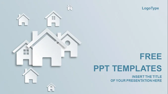 Perfect House PowerPoint Templates Feature Image