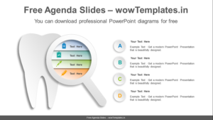 Tooth-magnifier-PowerPoint-Diagram-Template-feature image