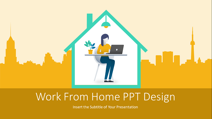 Working From Home PowerPoint Templates Feature Image