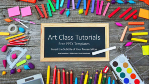 Art Class Tutorials Presentation PowerPoint Templates feature imag