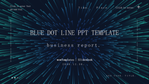 Blue-dot-line-business-PowerPoint-Templates Feature Image