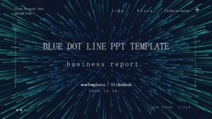 Blue-dot-line-business-PowerPoint-Templates Feature Image