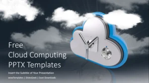 Cloud Computing Technology PowerPoint Templates feature image