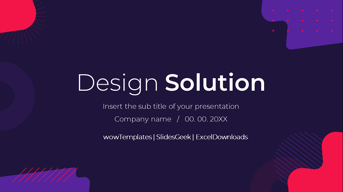 Design Solution -Presentation Template _ feature Image