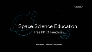 Space Science Education Presentation Template Feature Image