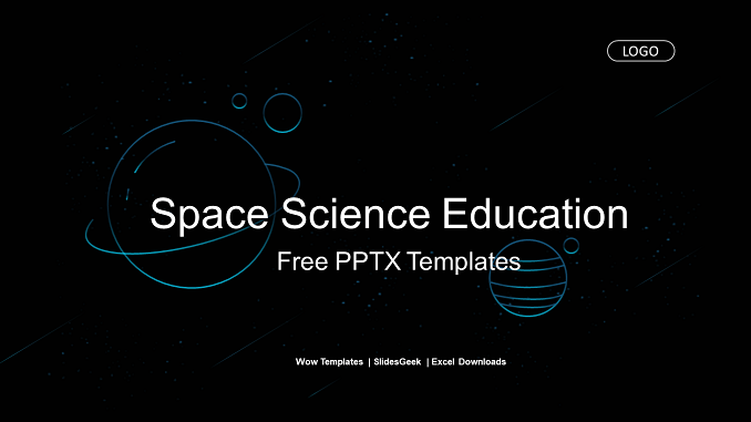 Space Science Education Presentation Template Feature Image