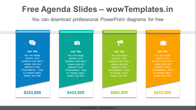 Vertical-flag-banner-PowerPoint-Diagram-Template-feature image