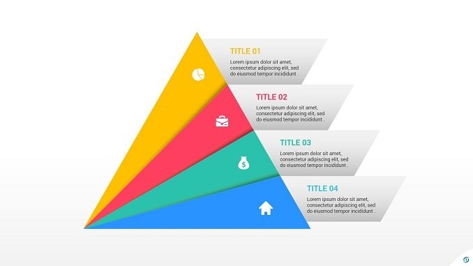 Free 4 Level Pyramid Template for PowerPoint