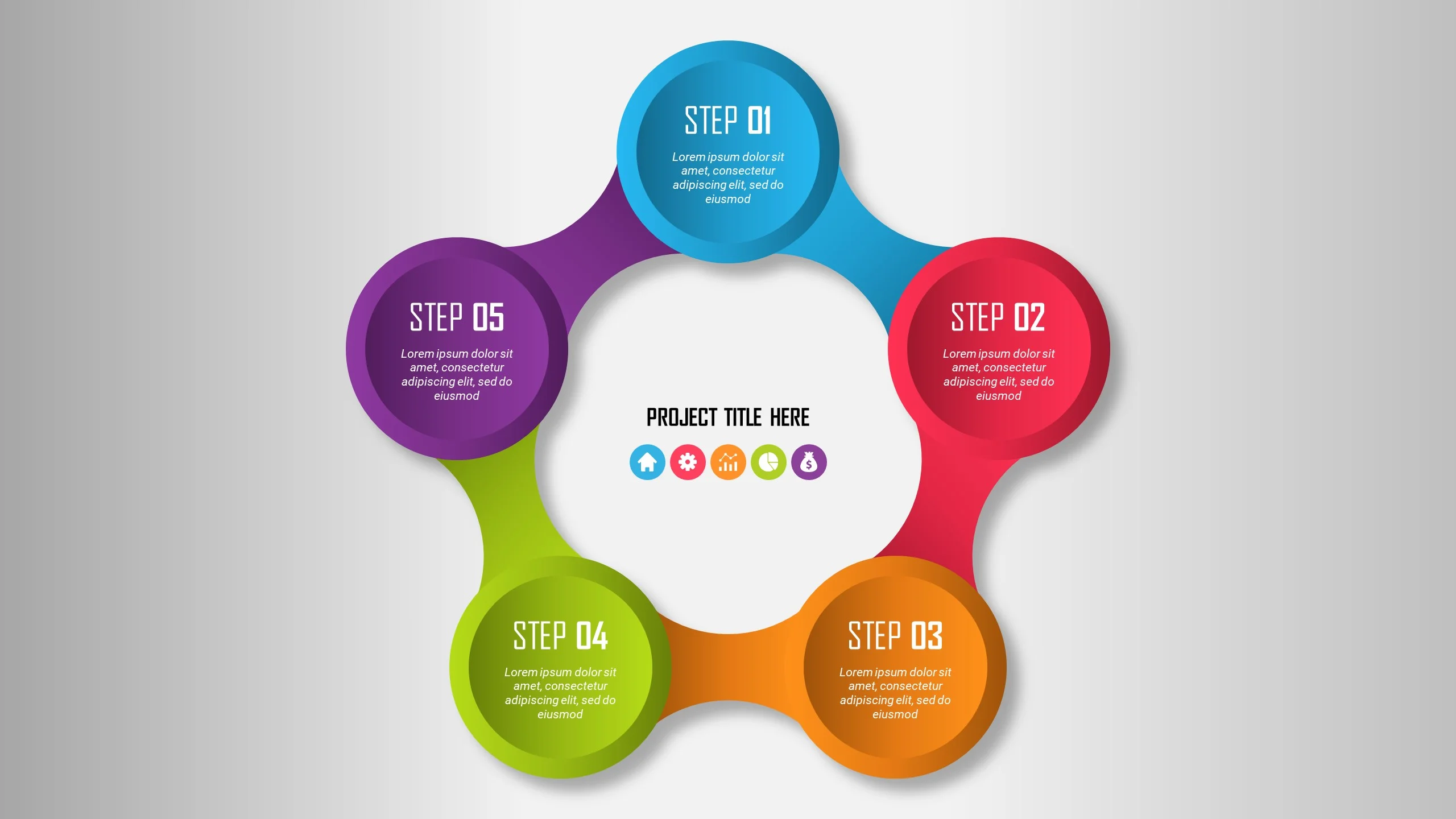 free-colorful-circular-powerpoint-infographic-template