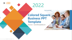 Colored-square-business-PowerPoint-Template-feature image