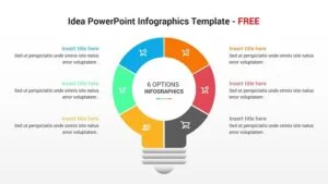 Free Idea PowerPoint Infographics Template