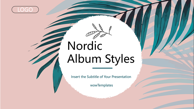 Nordic-style-PPT-album-templates feature image