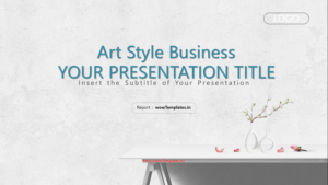Art Style Business Presentation Template_feature image