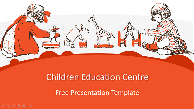 Children Education Centre Presentation Template feature image