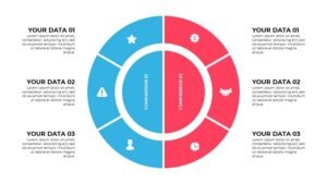 Circle Comparison Infographic Template Free Download
