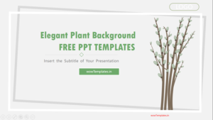 Elegant Plant Background Presentation Template_feature image