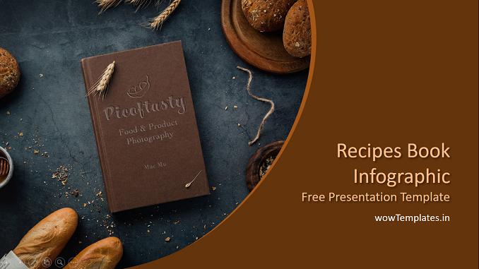 Recipes Book Infographics Presentation template feature image