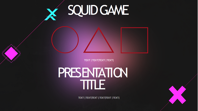 SQUID Game Based Presentation Template Feature Image