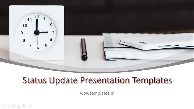 Status Update Presentation Template feature image