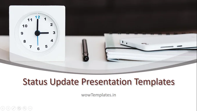 Status Update Presentation Template feature image