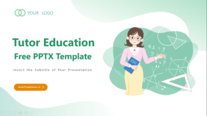 Tutor Education Presentation Template Feature Image