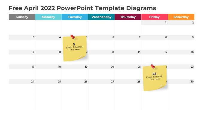 free-april-2022-powerpoint-template-diagrams