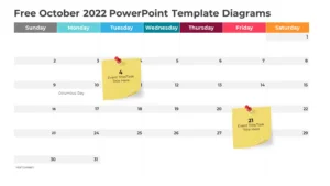 free-october-2022-powerpoint-template-diagrams