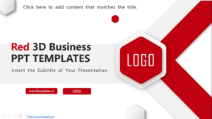 red-3d-business-powerpoint-templates-feature image