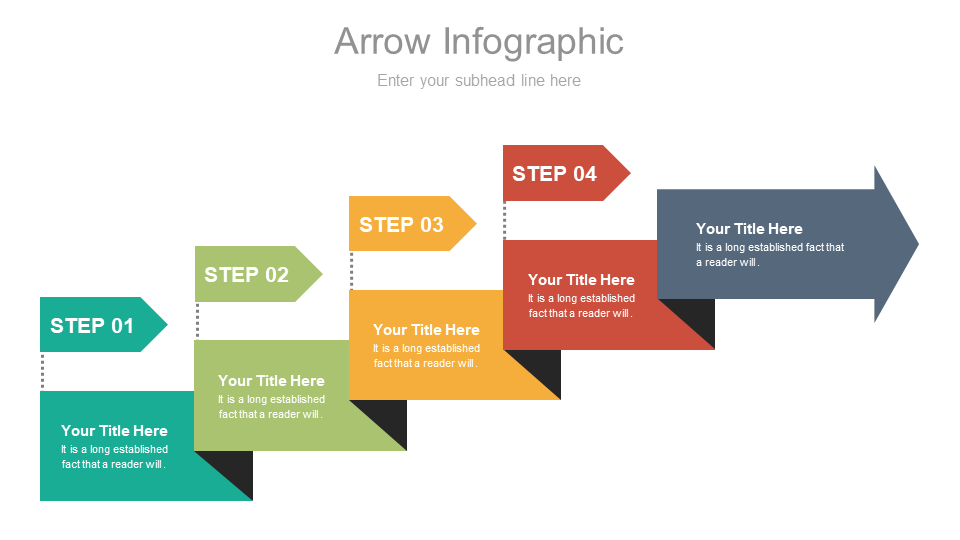 Arrow Infographic Steps