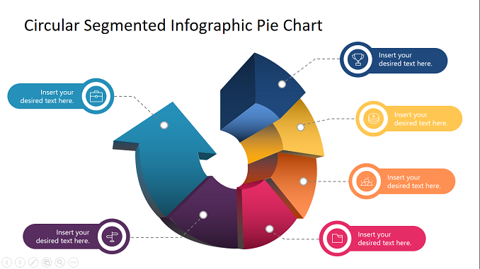Circular Segmented Infographic Pie Chart feature image