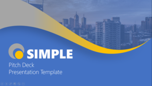 Simple Pitch Deck Presentation Template Feature Image