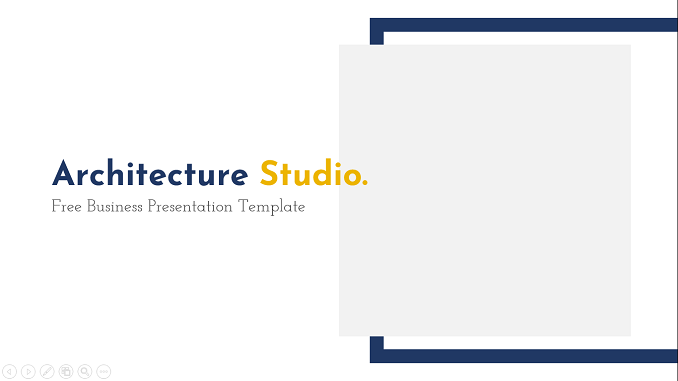 Architecture Studio PowerPoint Template by wowTemplates Feature Image