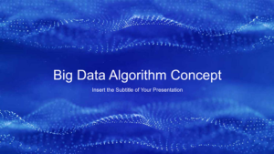 Big Data Algorithm Concept PowerPoint Template Feature Image